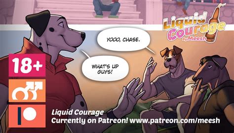 meesh on twitter page 1 of my new comic liquid courage is up on patreon comic access starts