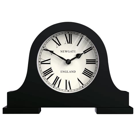 Newgate Mantel Clock Black Small