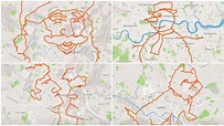 男單車騎128公里 用GPS畫出「馴鹿」驚艷網友│自行車│路線│路徑│畫圖│聖誕老人│倫敦│TVBS新聞網