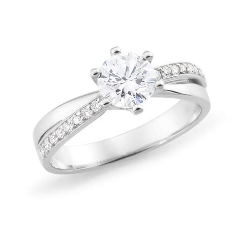 18ct White Gold Engagement Ring Regency Jewellers