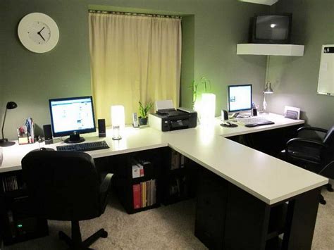 Perhaps they care a whole lot less than you do about office hygiene. 2 Person Desk for Home Office - Home Furniture Design