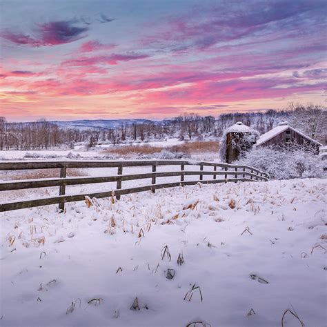 December Sunset Square Photograph By Bill Wakeley Fine Art America