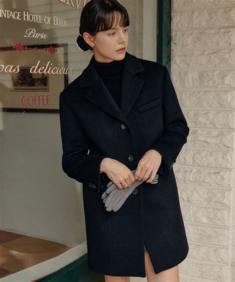 MUSINSA LOOKAST AISHA WOOL SHORT COAT 2colors