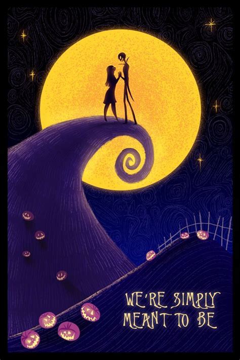 Were Simply Meant To Be Nightmare Before Christmas Wallpaper