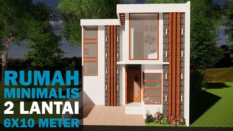 Sketsa rumah minimalis (denah rumah minimalis) 2. Desain Rumah Minimalis 6x10 2 Lantai - Desain Rumah TV - YouTube