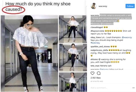 musician waconzy comes for bobrisky over his poor spelling information nigeria