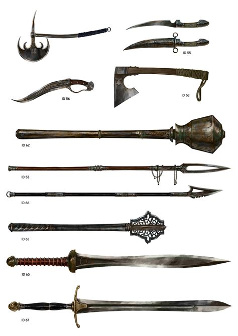 Image Acr Multiplayer Weapons By Johan Grenier Assassins Creed