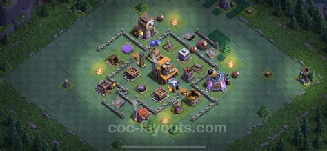 Top Builder Hall Level 4 Anti Everything Base With Link Clash Of