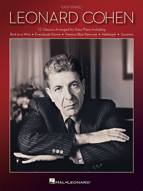 Leonard Cohen For Easy Piano Leonard Cohen Partition Pop Rock
