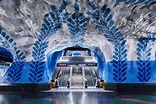 David Altrath captures the vibrant architecture of Stockholm Metro