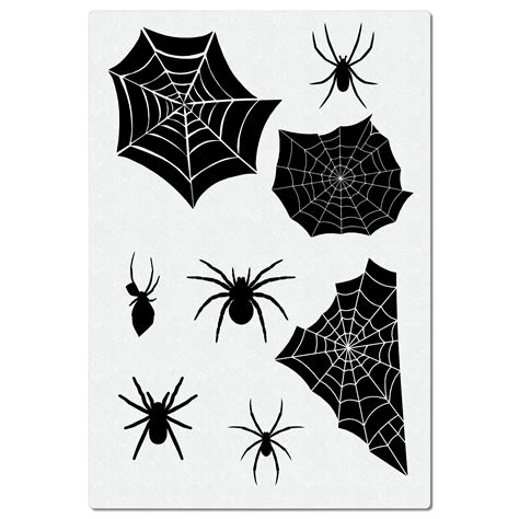 Spinnen And Spinnennetz Airbrush Schablone Horror Halloween Spider Web