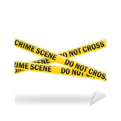crime scene tape (vector) Sticker • Pixers® • We live to change png image