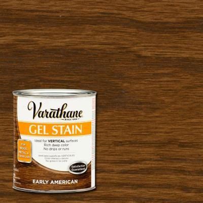 Classic color in a wiping wood stain with ultimate control. Varathane 1-qt. Early American Gel Stain (Case of 2 ...