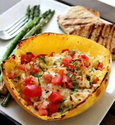 Spaghetti Squash Margherita Get Fit And Tone At