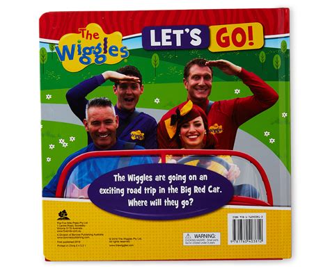 The Wiggles Lets Go Steering Wheel Book Au