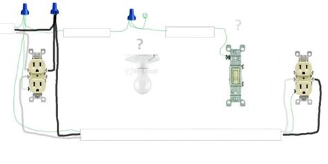 Circuit Switch Controlled Split Receptacle And Light At Start Run