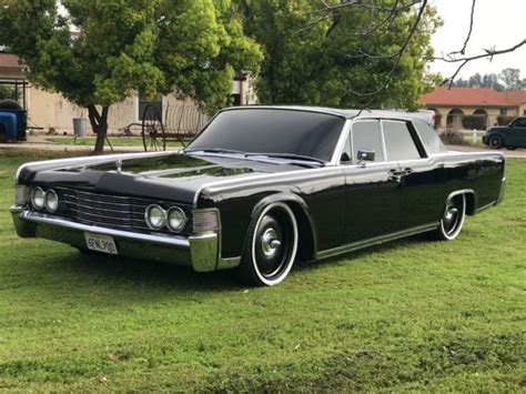 1965 Lincoln Continental Black On Black Lowered Full Custom Restored