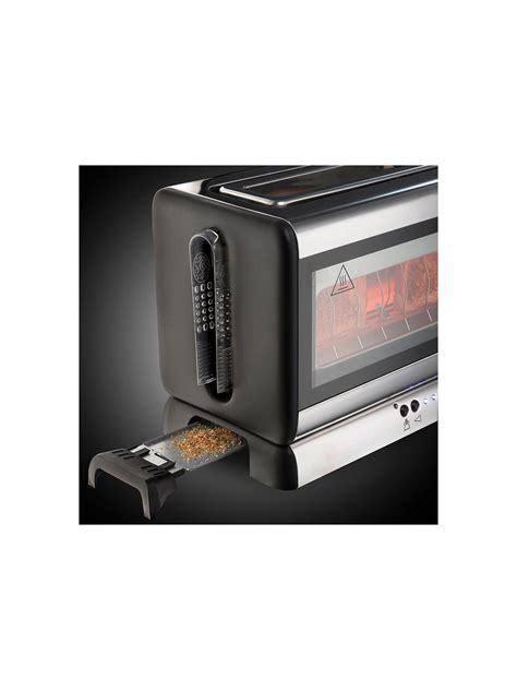 Russell Hobbs Purity Glass Line Toaster Stainless Steel At John Lewis