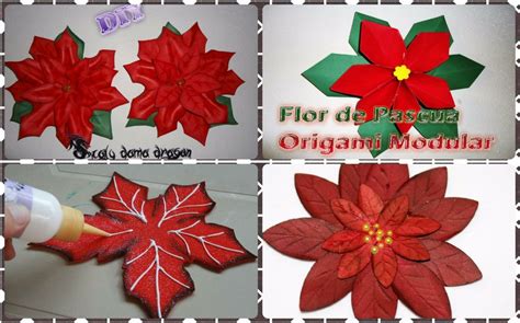 La navidad es un momento del año emotivo, donde cobran un valor especial las relaciones, sentimientos y los detalles que se tienen con los demás. Flor de Pascua | Nochebuena | hecha de Foamy, Goma eva ...