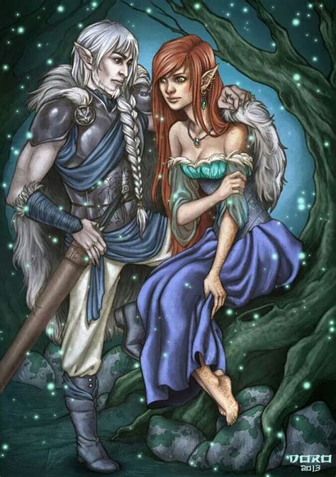 Elf Couple Mythical Creatures Faeries Deviantart Zelda Characters