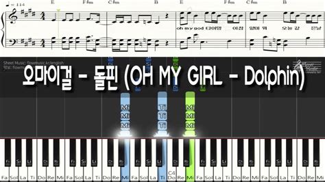 200430 #mcountdown 현장포토 오마이걸 너무 겸손한 거 아니에요? 오마이걸 - 돌핀 피아노악보(OH MY GIRL - Dolphin Piano Sheet Music) / Piano ...