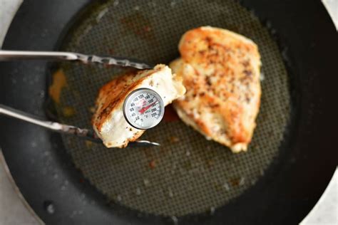 Similarly, what temp should chicken be cooked? How To Cook Chicken On The Stove - The Gunny Sack