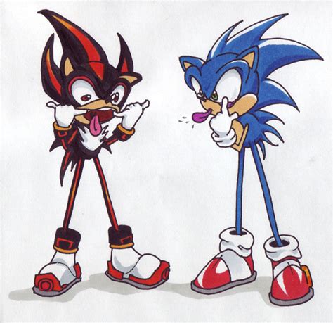 Sonic Vs Shadow By Sallee On Deviantart