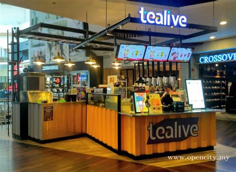Rm1.80 & rm2.80/plate on conveyor belt daily! Tealive @ Mid Valley Megamall - Kuala Lumpur