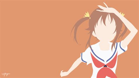 Akeno Haifuri Anime Minimalist Anime Minimalist Wallpaper Anime