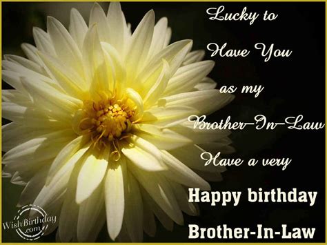 Wishing You A Very Happy Birthday Brother In Law