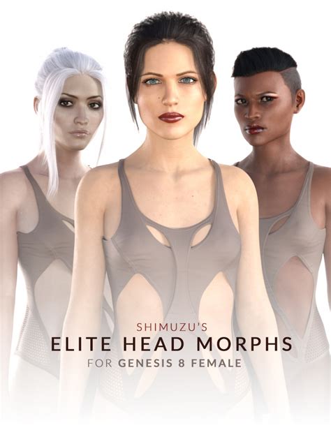 Shimuzus Elite Head Morphs For Genesis 8 Female DAZ3DDL