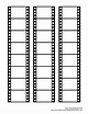 Blank Film Strip Template for a Photo Collage or Movie Poster | Film ...