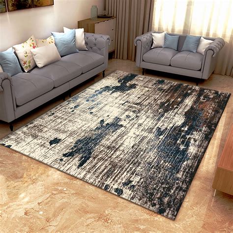 YouLoveIt Abstract Area Rugs Modern Abstract Floor Carpet Non-Slip Area
