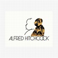 "Alfred Hitchcock Logo and The Birds Silhouette" Art Print by posterist ...