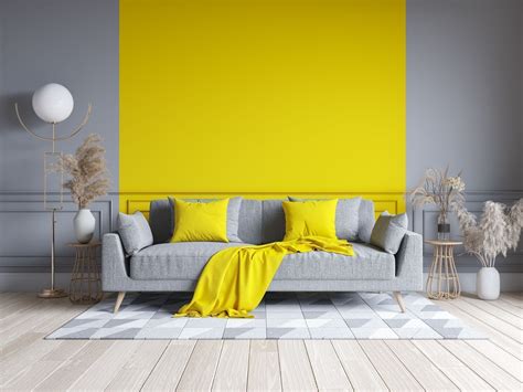 Yellow Colour Combination For Wall Ideas Designs