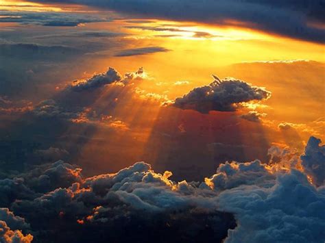 Sunrise Above The Clouds Clouds Beautiful Nature Beautiful Sky