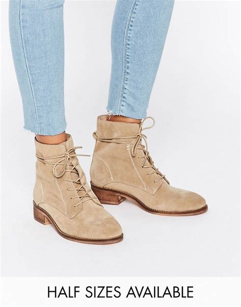 ASOS ALIZA Suede Lace Up Ankle Boots At Asos Com Shoes Women Heels