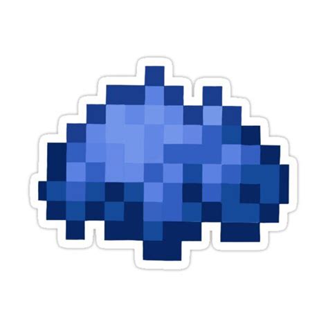 Minecraft Blue Dye Item Ghostburs Blue Dreamsmp Sticker By