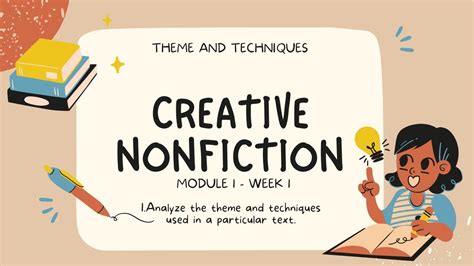 Creative Nonfiction Theme And Techniques Lesson 1 Youtube