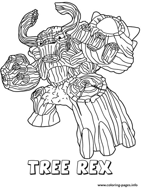 We're going to use these for a birthday party in june as placemats for coloring later! Skylanders Giants Life First Edition Tree Rex Coloring ...