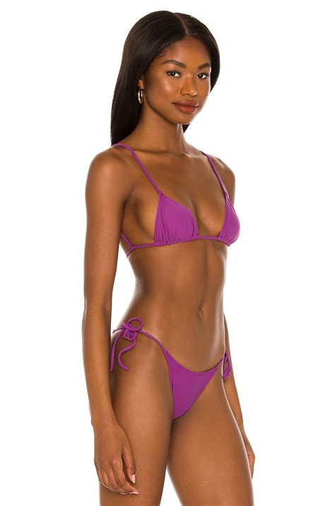 Tropic Of C Equator Bikini Top In Violet Revolve