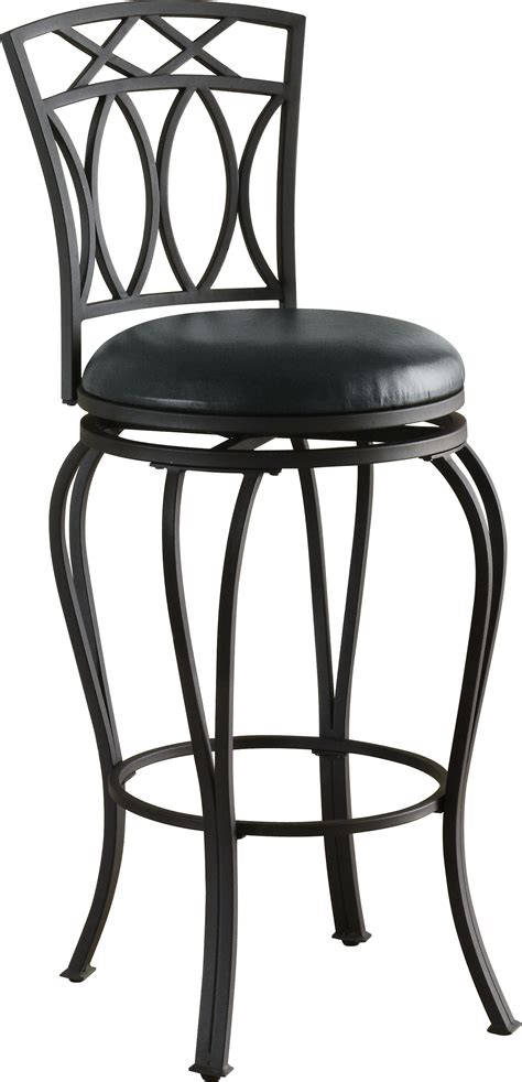 Take a spin on a swivel bar stool and you will never look back. Coaster Furniture Black Metal Swivel Bar Stool | The ...