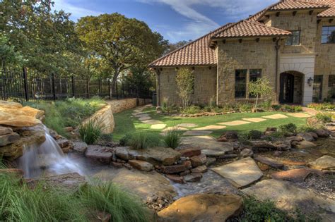 Beautiful Texas Landscaping And Custom Home Custom Homes Texas