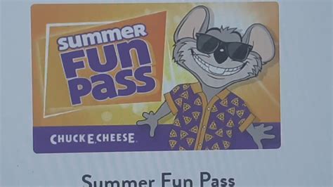 Chuck E Cheese Summer Fun Pass Youtube