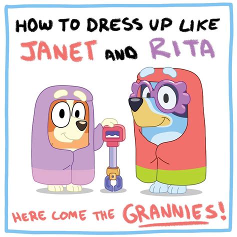 Grannies Dress Up Guide Bluey Official Website Diy Costumes