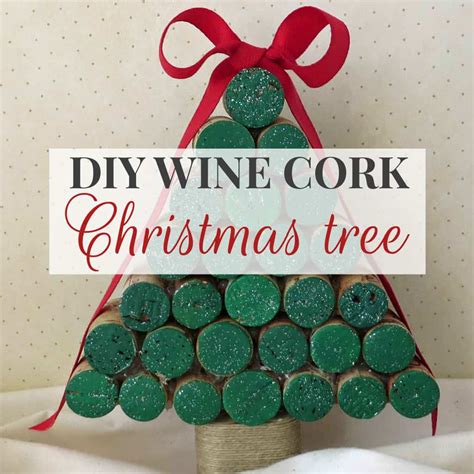 Diy Wine Cork Christmas Tree Tutorial Decor By The Seashore
