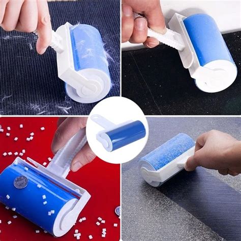 Washable Roller Cleaner Lint Roller Sticky Silicone Dust Wiper Pet Hair