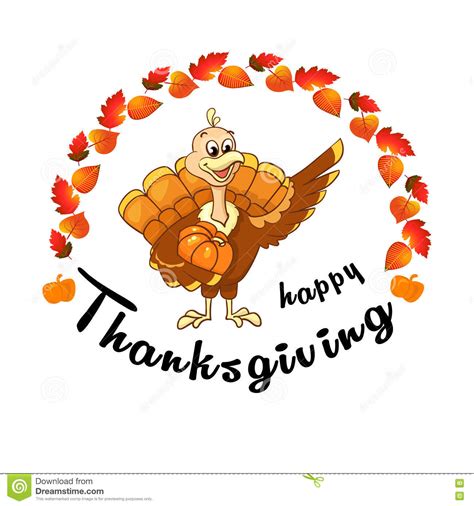 Most relevant best selling latest uploads. Beautiful, Colorful Cartoon Of Turkey Bird For Happy ...