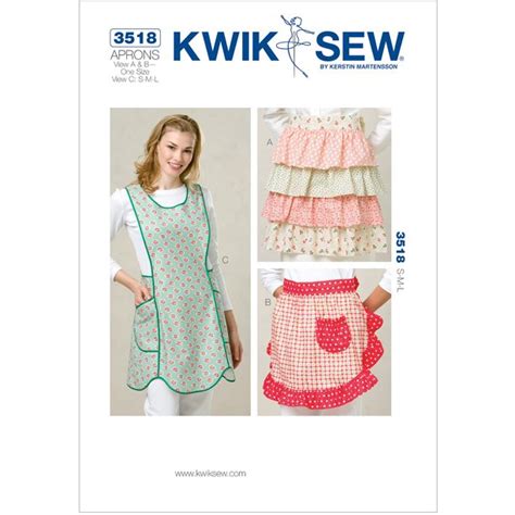 Kwik Sew Pattern Aprons One Size