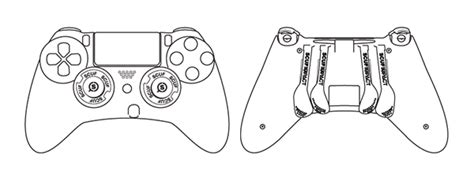 Ps4 Controller Sketch At Explore Collection Of Ps4